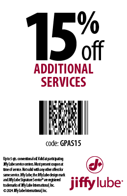 JIffy Lube Oil Change Coupon